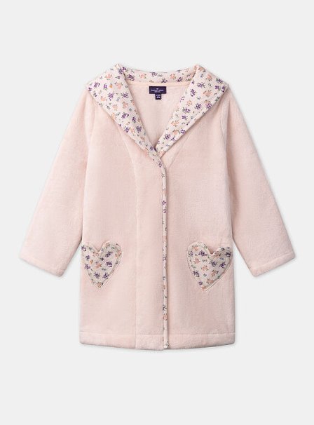 Παιδική Ρόμπα για Κορίτσια Pink Hearts