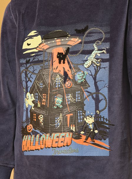 Παιδική Πιτζάμα για Αγόρια Navy Halloween