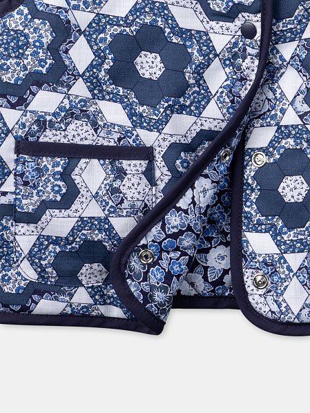 Παιδικό Γιλέκο για Κορίτσια Blue on Blue - 2 σε 1