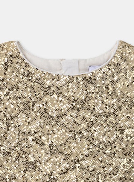 Παιδικό Φόρεμα για Κορίτσια Christmas Gold