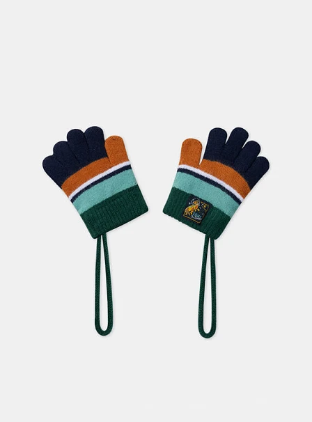 Παιδικά Γάντια για Αγόρια Color Block