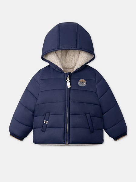 Βρεφικό Μπουφάν για Αγόρια Navy/Beige - 2 σε 1