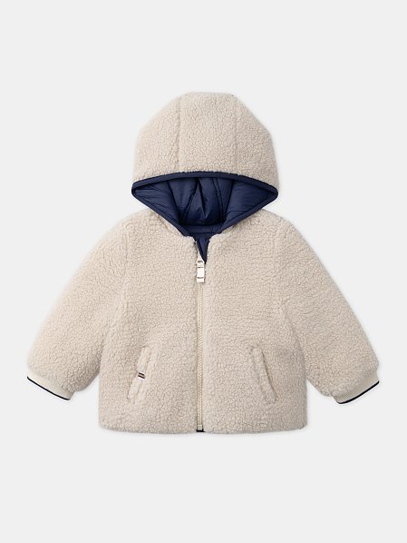 Βρεφικό Μπουφάν για Αγόρια Navy/Beige - 2 σε 1