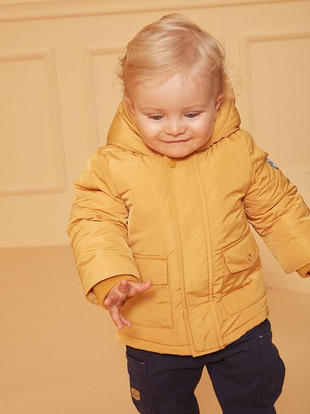 Βρεφικό Μπουφάν για Αγόρια Classic Yellow