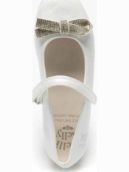 Παιδικές Μπαλαρίνες Lelli Kelly Katia για Κορίτσια Pearl White (Μεγέθη 28-37)