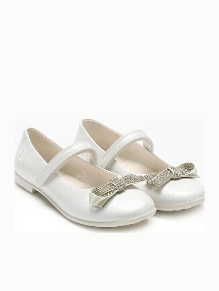 Παιδικές Μπαλαρίνες Lelli Kelly Katia για Κορίτσια Pearl White (Μεγέθη 28-37)