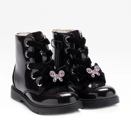 Παιδικά Μποτάκια Lelli Kelly για Κορίτσια Black Butterflies (Μεγέθη 26-35)