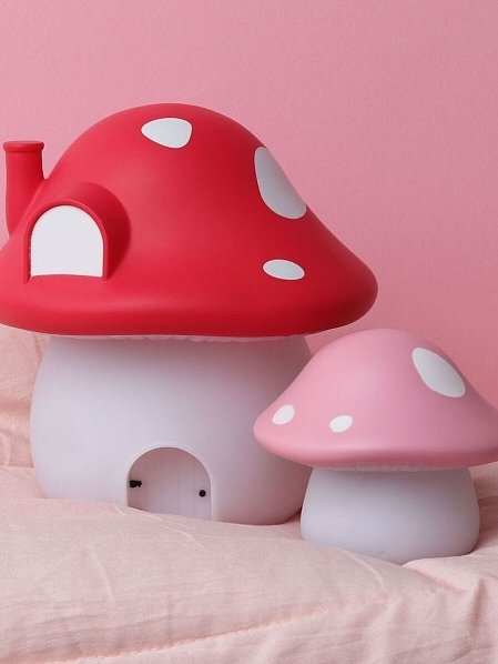 A Little Lovely Company Led Παιδικό Διακοσμητικό Φωτιστικό Pink Mushroom
