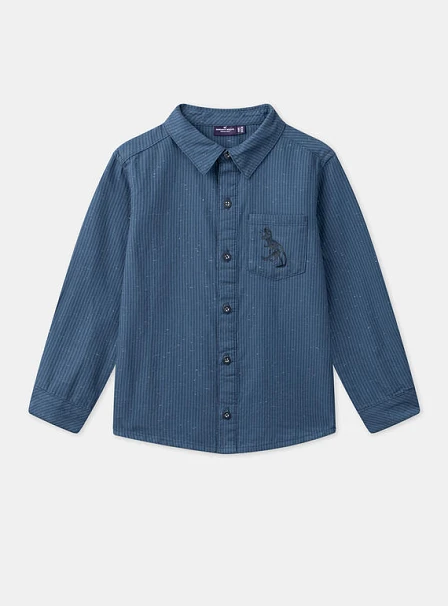 Παιδικό Πουκάμισο για Αγόρια Blue Tones