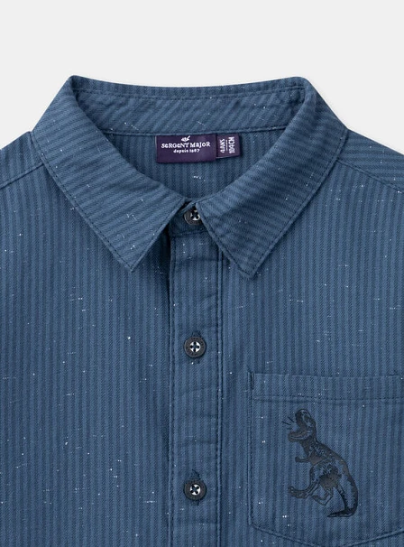 Παιδικό Πουκάμισο για Αγόρια Blue Tones