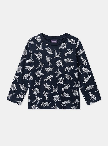 Παιδική Μπλούζα για Αγόρια Navy Dinos