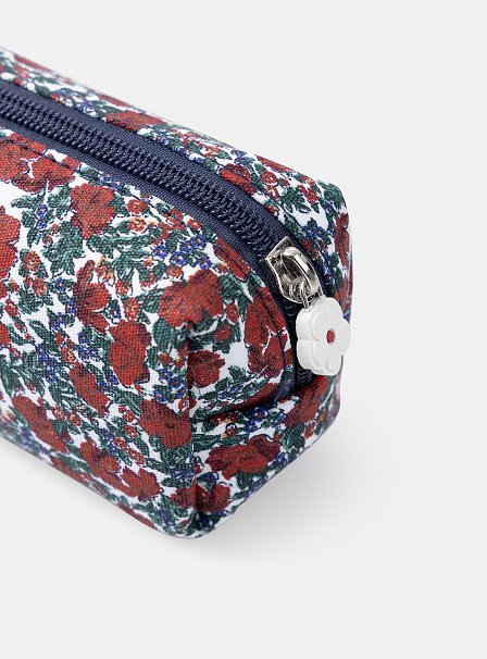 Παιδική Σχολική Κασετίνα για Κορίτσια Red Floral