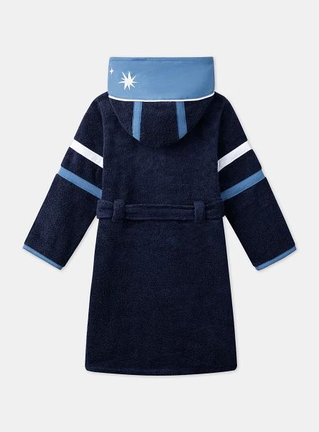 Παιδικό Μπουρνούζι για Αγόρια Navy Space
