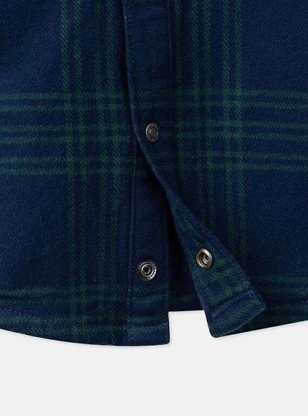 Παιδικό Πουκάμισο για Αγόρια Navy/Green