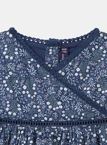 Βρεφικό Φόρεμα για Κορίτσια Navy Romantic