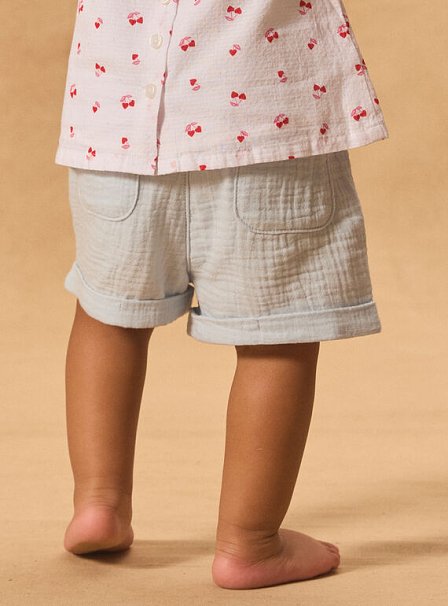 Βρεφικό Σορτς για Κορίτσια Baby Blue Heart