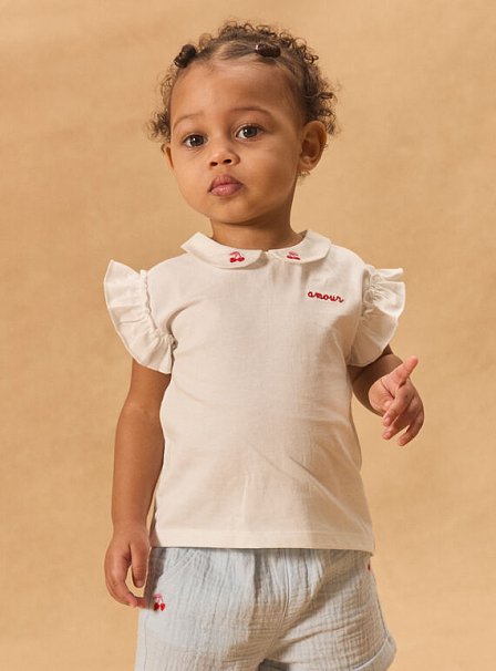 Βρεφική Μπλούζα για Κορίτσια Cherry Amour