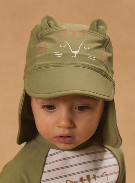 Βρεφικό Καπέλο για Αγόρια Chaki Tiger