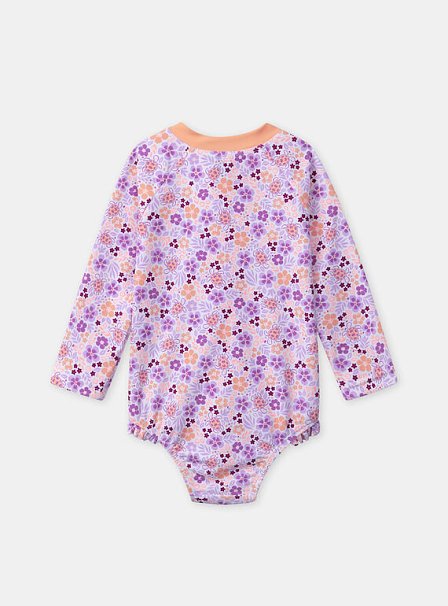 Βρεφικό Ολόσωμο Μαγιό για Κορίτσια Purple Turtles