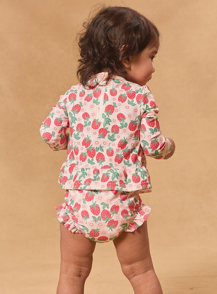Βρεφική Αντιηλιακή Μπλούζα Θαλάσσης για Κορίτσια Strawberry Haze