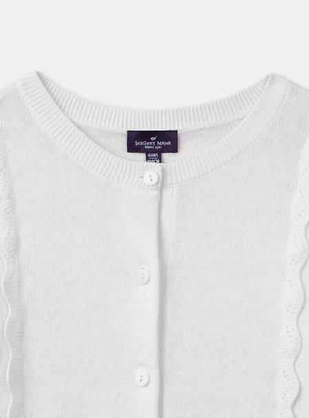 Παιδική Ζακέτα για Κορίτσια White Details