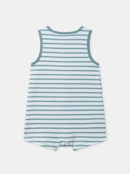 Βρεφικό Ολόσωμο Φορμάκι για Αγόρια Stripped Whale