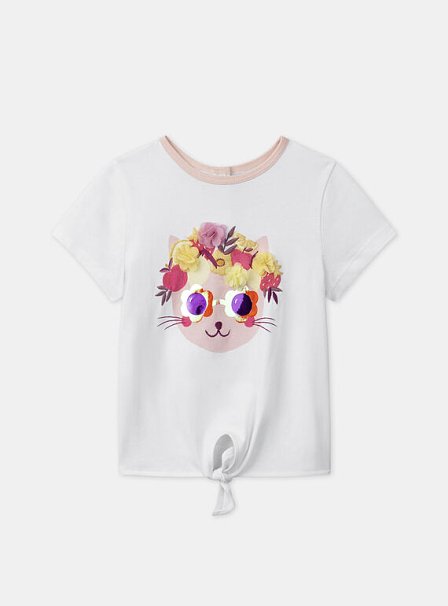 Παιδική Μπλούζα για Κορίτσια Boho Kitten