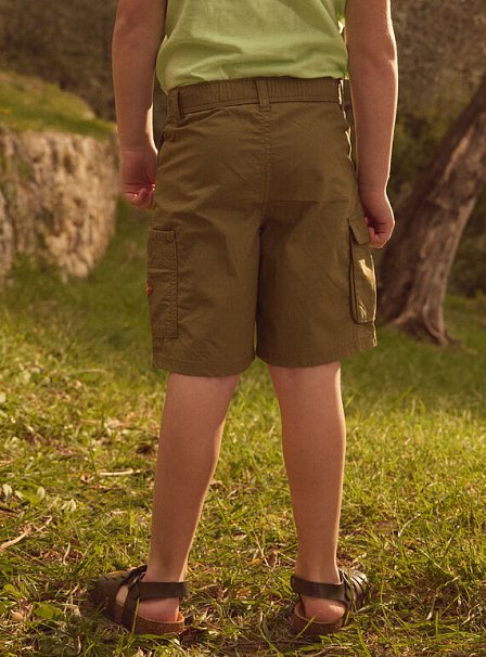 Παιδική Βερμούδα για Αγόρια Chaki Dinosaur