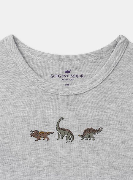 Σετ Παιδικά Φανελάκια για Αγόρια Multi Dinosaurs 2 τμχ