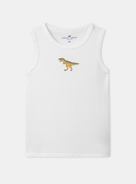 Σετ Παιδικά Φανελάκια για Αγόρια Multi Dinosaurs 2 τμχ