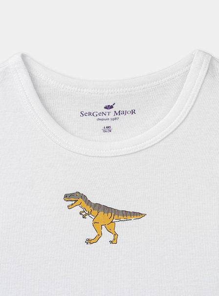 Σετ Παιδικά Φανελάκια για Αγόρια Multi Dinosaurs 2 τμχ