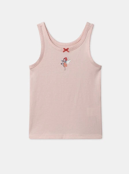 Σετ Παιδικά Φανελάκια για Κορίτσια Strawberry Fairy 2 τμχ