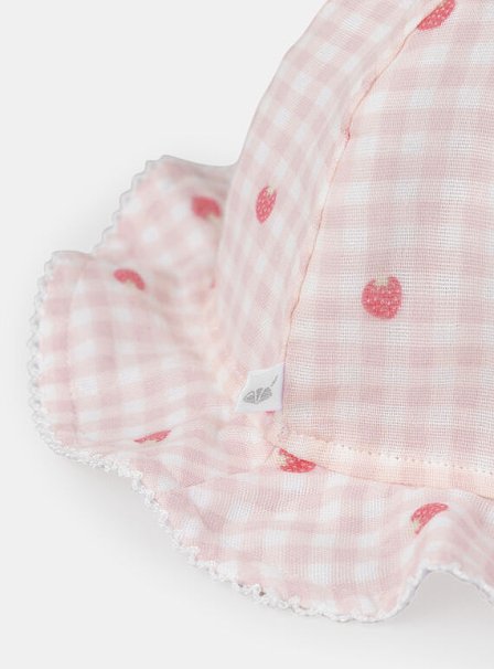 Βρεφικό Καπέλο για Κορίτσια Coquette Strawberries