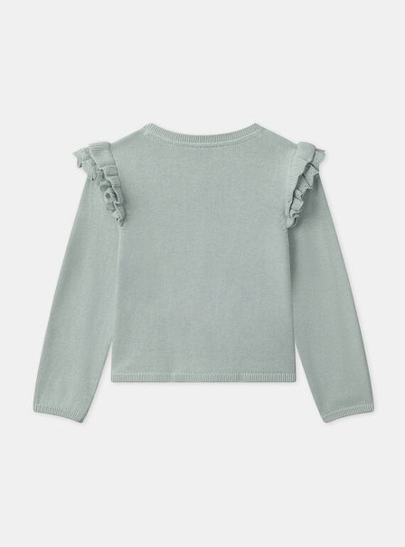 Παιδική Ζακέτα για Κορίτσια Green Bows