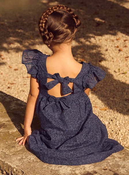 Παιδικό Φόρεμα για Κορίτσια Navy Garden