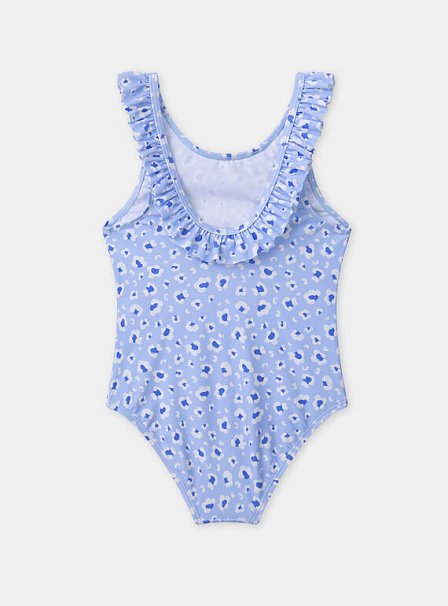Παιδικό Ολόσωμο Μαγιό για Κορίτσια Blue Leopard