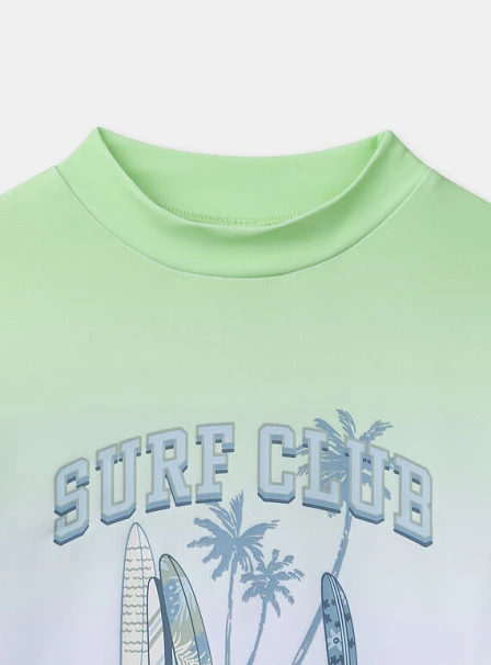 Παιδική Αντιηλιακή Μπλούζα για Αγόρια Gradient Surf