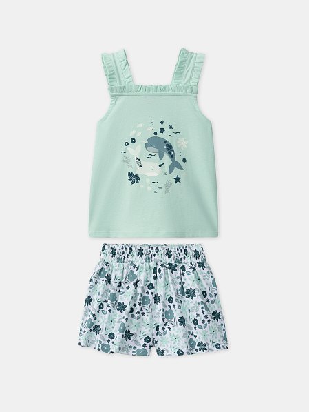 Παιδικό Σετ για Κορίτσια Floral Ocean