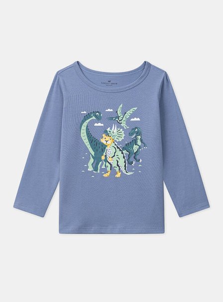 Σετ Παιδικές Πιτζάμες για Αγόρια Blue Dinosaur