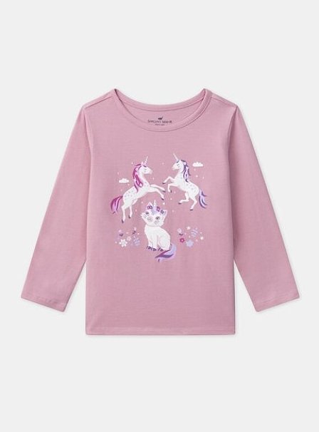Σετ Παιδικές Πιτζάμες για Κορίτσια Pink Unicorn
