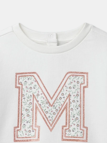 Παιδικό Φούτερ για Κορίτσια White Major