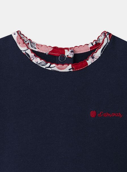 Βρεφικό Φόρεμα για Κορίτσια Navy Garden