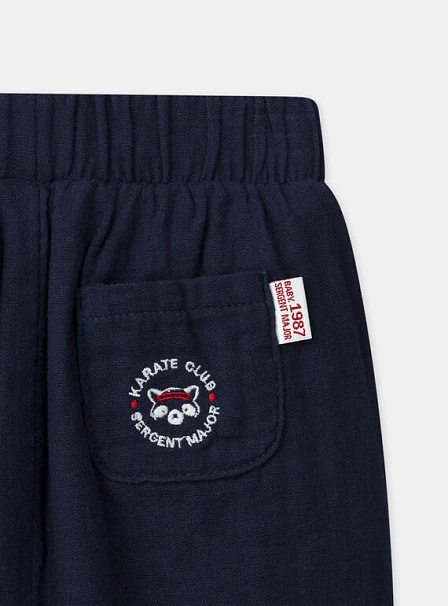 Βρεφικό Παντελόνι για Αγόρια Navy Karate