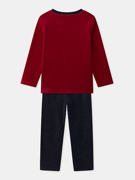 Σετ Παιδικές Πιτζάμες για Αγόρια Velour Christmas