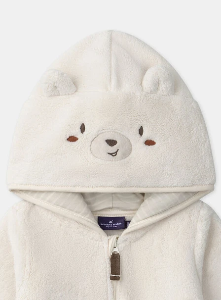 Βρεφική Ολόσωμη Πιτζάμα για Αγόρια Creme Bear