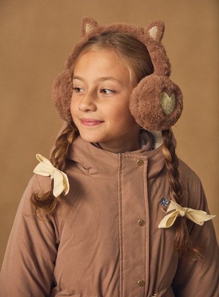 Παιδικά Αυτάκια για Κορίτσια Brown Earmuffs