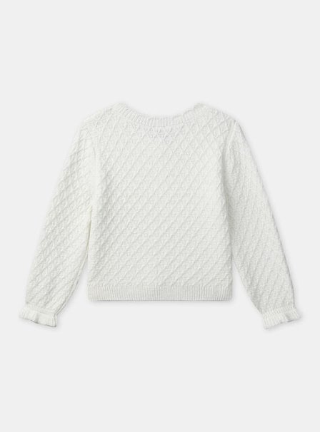 Παιδική Ζακέτα για Κορίτσια Cottage White