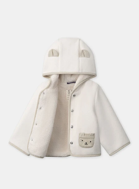 Βρεφικό Μπουφάν για Αγόρια White Amies