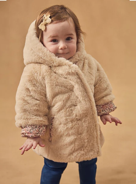 Βρεφικό Μπουφάν για Κορίτσια Cozy Floral - 2 σε 1