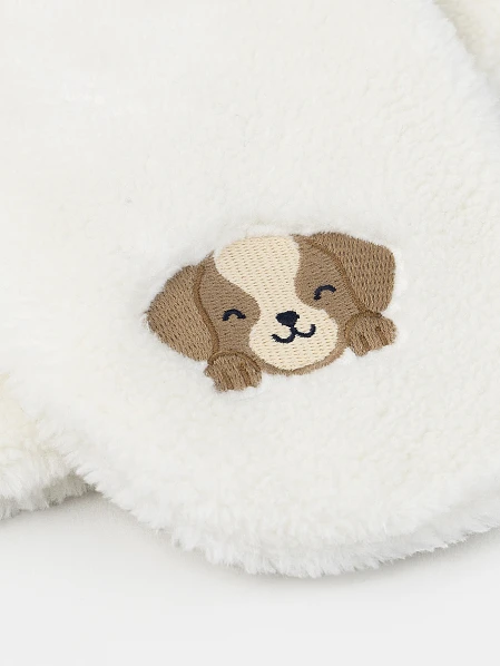 Βρεφικό Κασκόλ για Αγόρια Fluffy Puppy